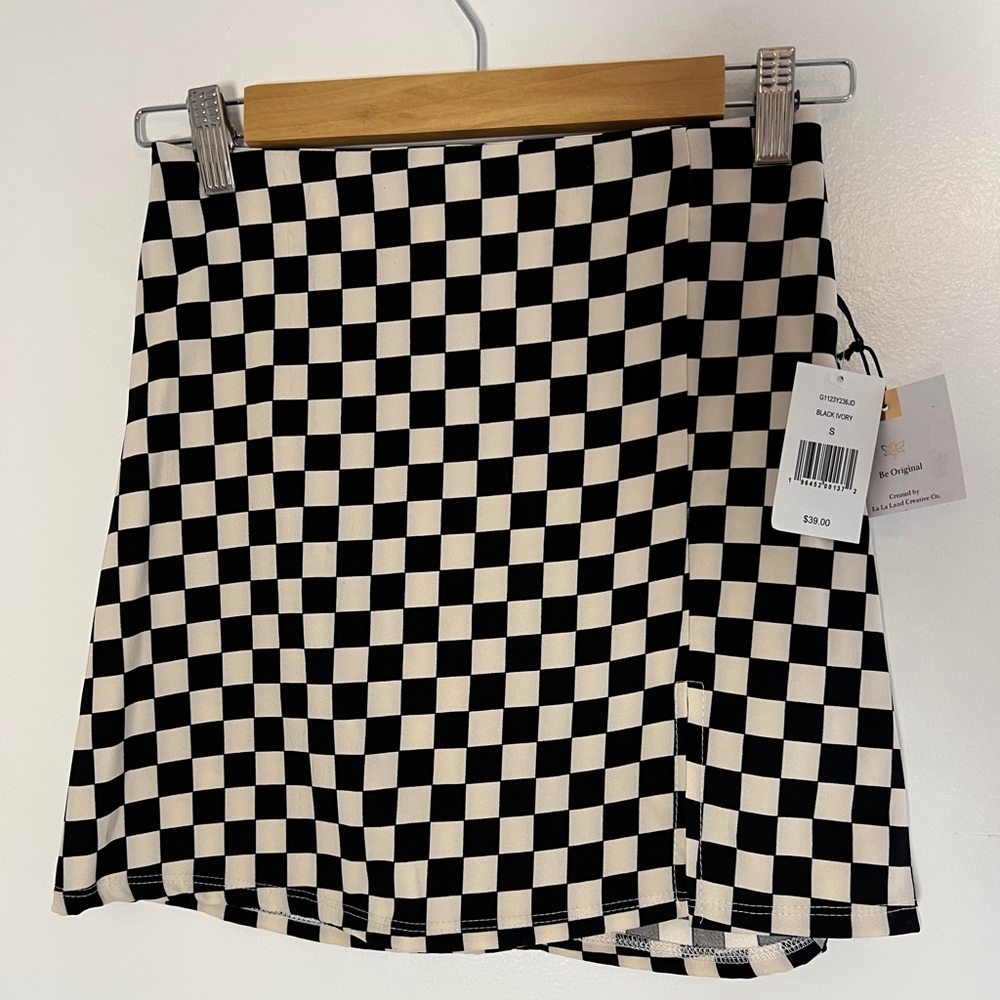 Nwt‎ Originality Checkered Skirt